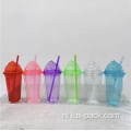Plastic kegel met dubbele wand geïsoleerd acryl